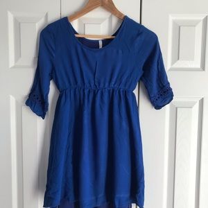 Adorable royal blue  bump dress💞